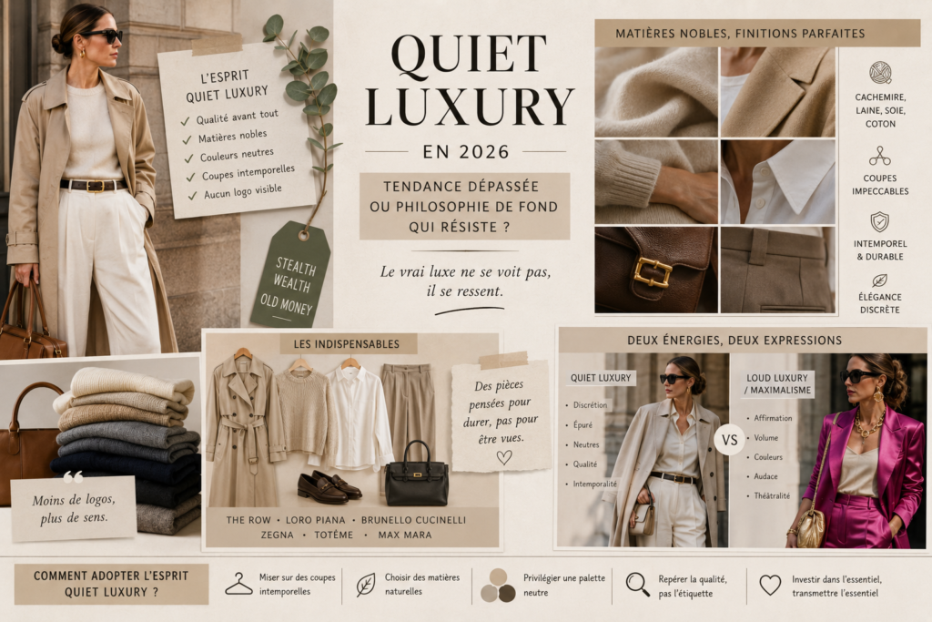 Quiet luxury en 2026 : la tendance est-elle vraiment morte ?